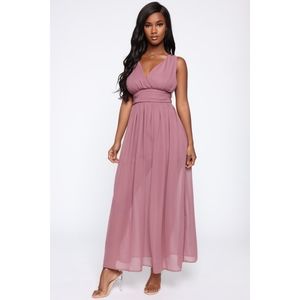 Risky Affair Maxi Dress - Mauve